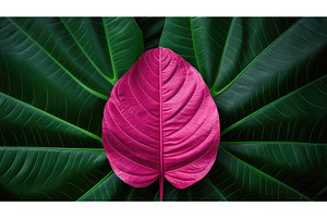 foliage pink leaves ai generated, a Background Photo by pikepicture