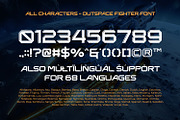 Outspace Fighter, a Symbol Font by Ditatype (Thumbnail 10 of 10)