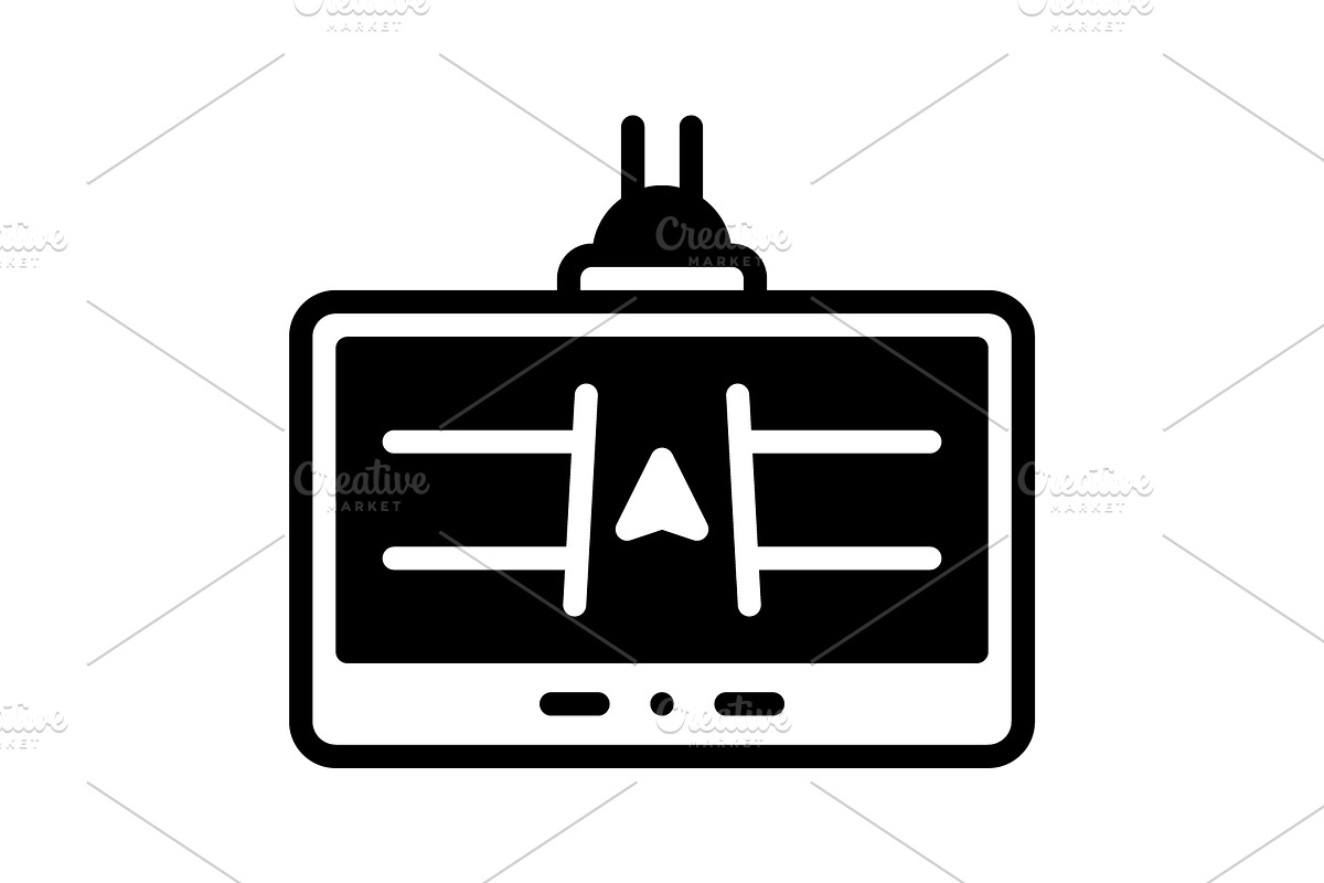 Nav gps solid icon, a Solid Icon by Creative priyanka