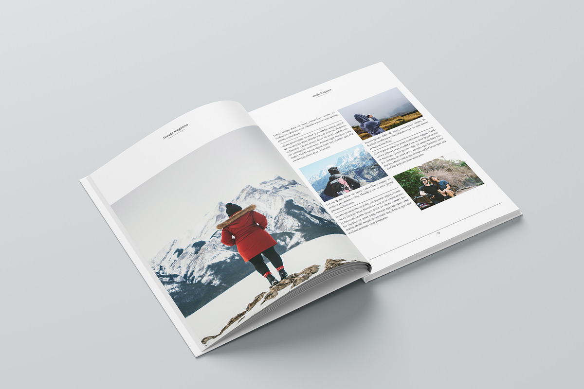 Natural Magazine Layout, a Magazine Template by obidullah_01 (Photo 13 of 13)