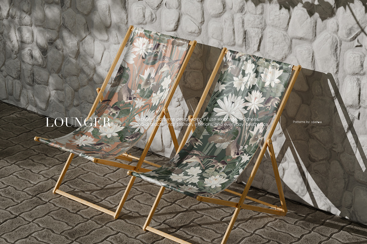 Lotus Serenity Vintage Patterns, a Pattern Graphic by LEAFure (Photo 11 of 11)
