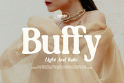 TBJ Buffy - Light & Italic Serif, a Serif Font by Taboja Studio (Thumbnail 1 of 10)