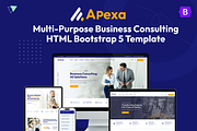 Apexa - Consulting HTML Template, a HTML Template by AliThemes (Thumbnail 1 of 2)