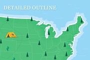 United States Vector Map – Editable, an Object Graphic by GraphicCo (Thumbnail 3 of 5)