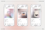 Gradient Aesthetic Insta PSD + Canva, a Social Media Template by Marie T (Thumbnail 5 of 16)
