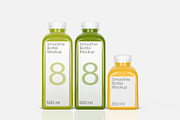 Smoothie Bottle Mockup, a Packaging Mockup by GraphicWave (Thumbnail 9 of 10)