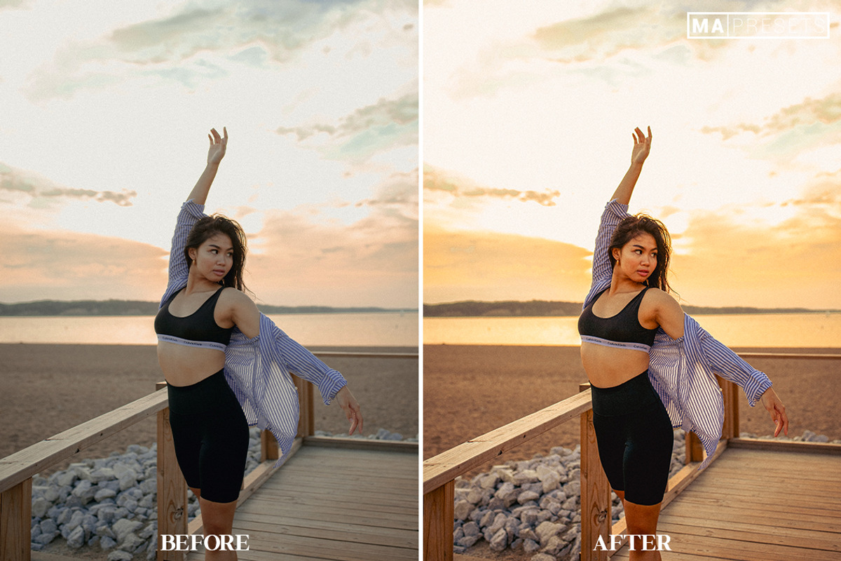 10 SUNSET Lightroom Presets, a Preset Add-On by MaPresets (Photo 8 of 16)
