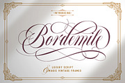 Bordemile - Luxury Script, a Script Font by Letterhend Studio (Thumbnail 1 of 13)