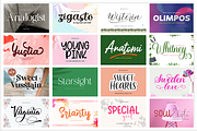 The Huge Font Bundle, a Script Font by Gatype (Thumbnail 10 of 11)