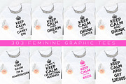 Big Bundle-Feminine Graphic Tees, a Background Graphic by iloladesign (Thumbnail 19 of 36)