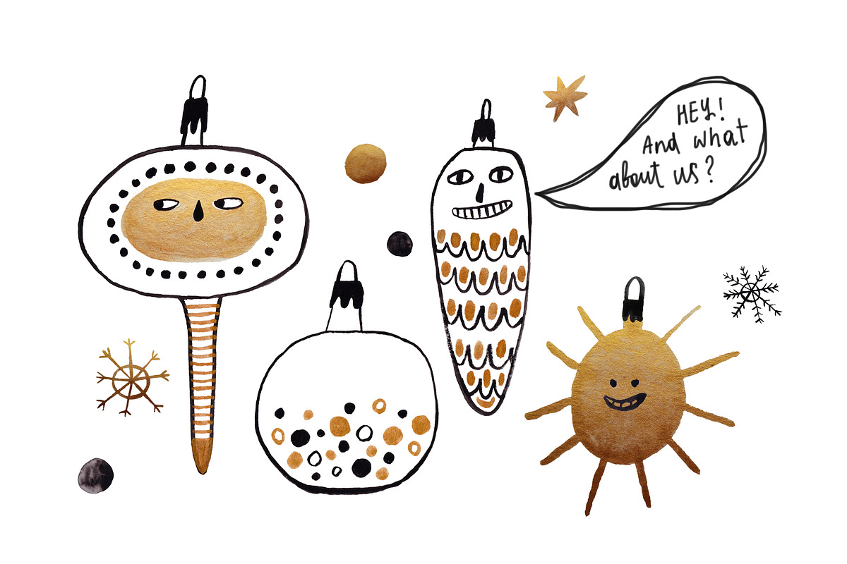 A very strange & funny Christmas kit, an Object Graphic by Annakniaz (Photo 4 of 10)
