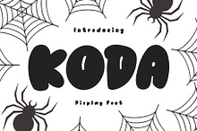 Koda is a cool retro display font
