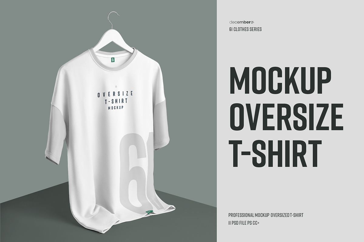11 Mockups Oversize T-shirt, a Shirt Mockup by Grow Design Craft Studio (Photo 1 of 8)