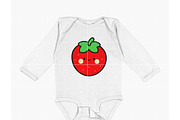Cute Baby Strawberry SVG Bundle, an Illustration by TheHitShop (Thumbnail 6 of 10)