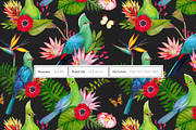 Exotic Wilderness, a Decorative Illustration by Dana Designs (Thumbnail 7 of 18)