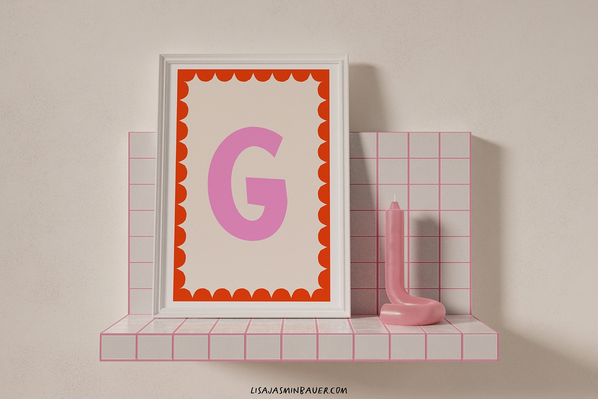 Joyful ABC Poster Prints, a Decorative Illustration by Lisa Jasmin Bauer (Photo 4 of 8)