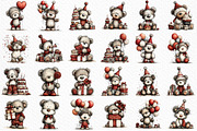 Whimsical Birthday Teddy Bear Clipar, an Illustration by Craft Nest (Thumbnail 6 of 11)