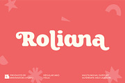 Roliana - Serif Retro Display Font, a Serif Font by Brainwaves.Studio (Thumbnail 1 of 8)