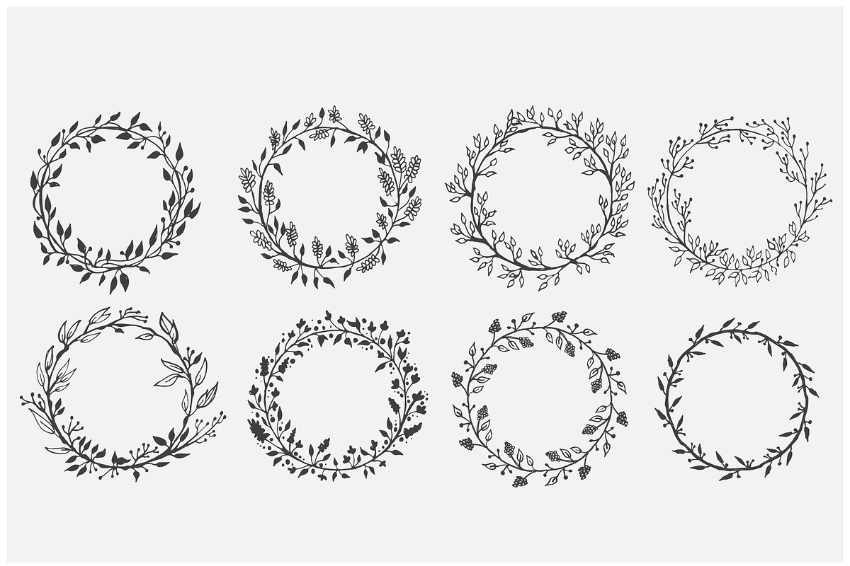 Wreaths for Crafters Vol 1, an Illustration by Brandi Lea Designs (Photo 2 of 2)