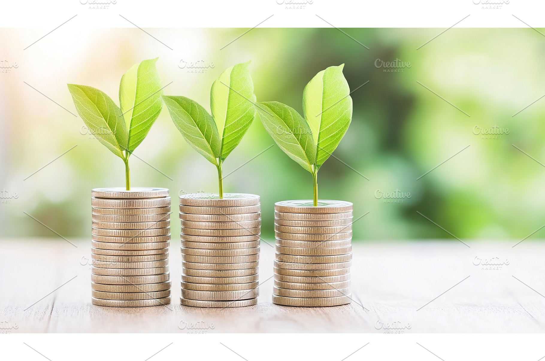 Growing Investments Concept with, a Business Photo by Lermont51