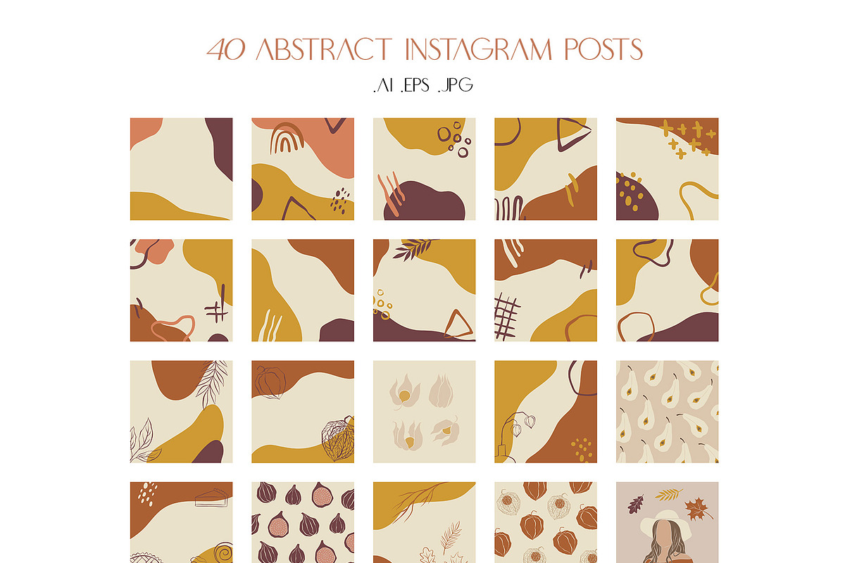 Abstract Autumn Set, an Illustration by Natalia Fedorova (Photo 10 of 17)
