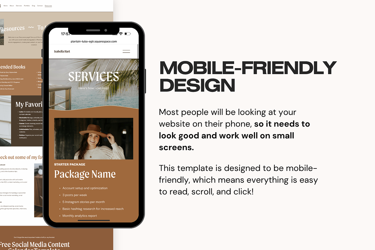 Squarespace 7.1 Website Template, a Squarespace Template by molly ho studio (Photo 6 of 9)