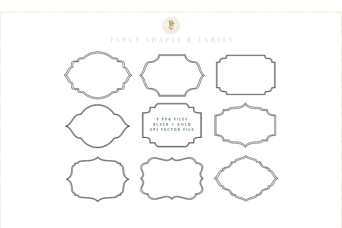 Fancy Ornate Frames, an Object Graphic by Freshmint Paperie (Photo 2 of 3)