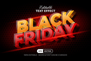 Black Friday Text Effect, a Layer Style Add-On by Mockmenot