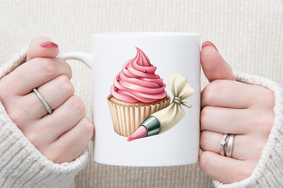 Baking Supplies Clipart Set Watercol, an Illustration by Sublimation Artist (Photo 5 of 6)