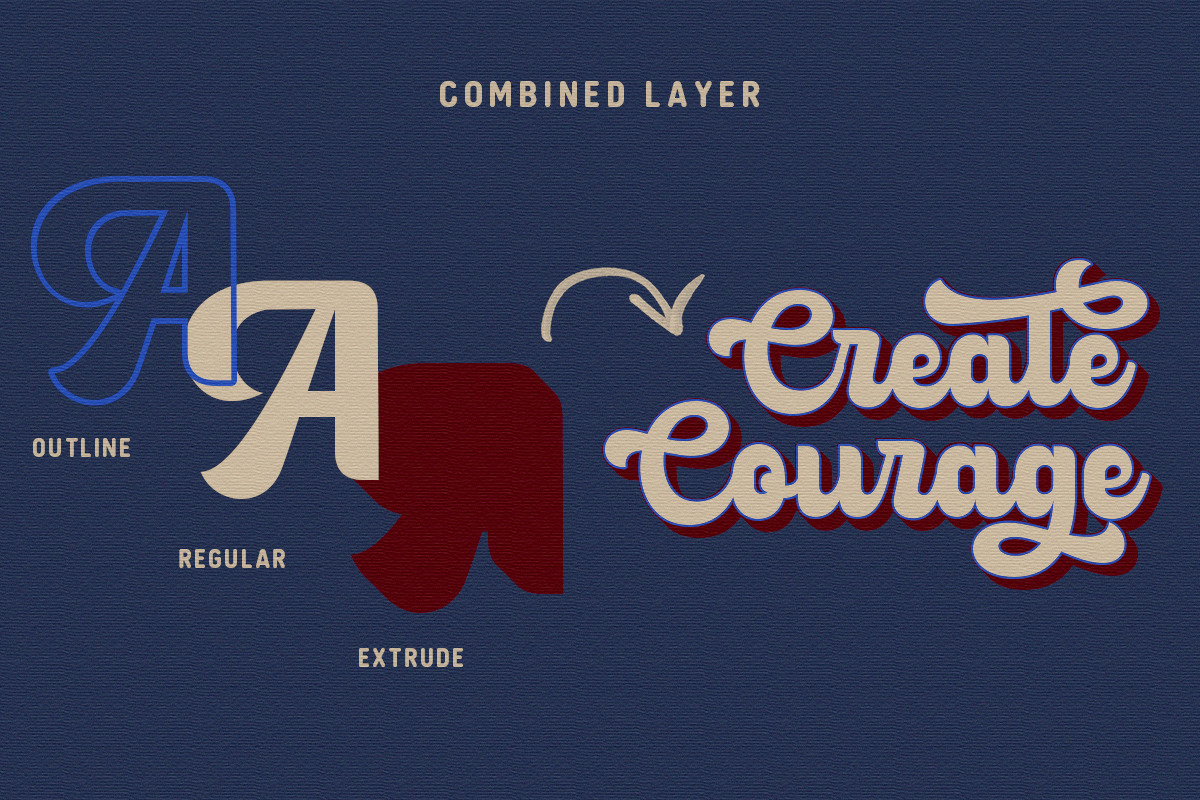 Certain - Bold Script, a Script Font by Letter Fresh (Photo 8 of 12)