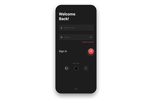 Figma Login SignUp Mobile App Design