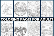 Elegant Seasonal Coloring Pages, an Animal Illustration by maggiesar (Thumbnail 3 of 4)