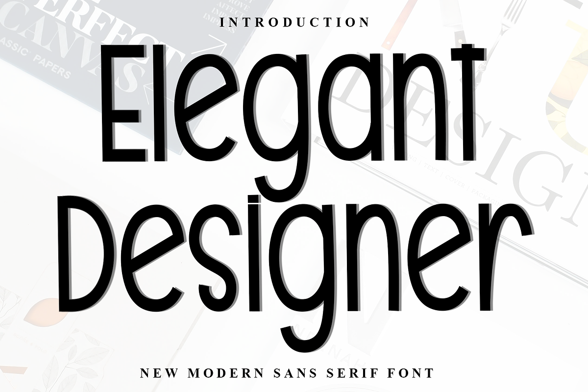 Elegant Designer, a Script Font by InermediaSTUDIO (Photo 1 of 7)