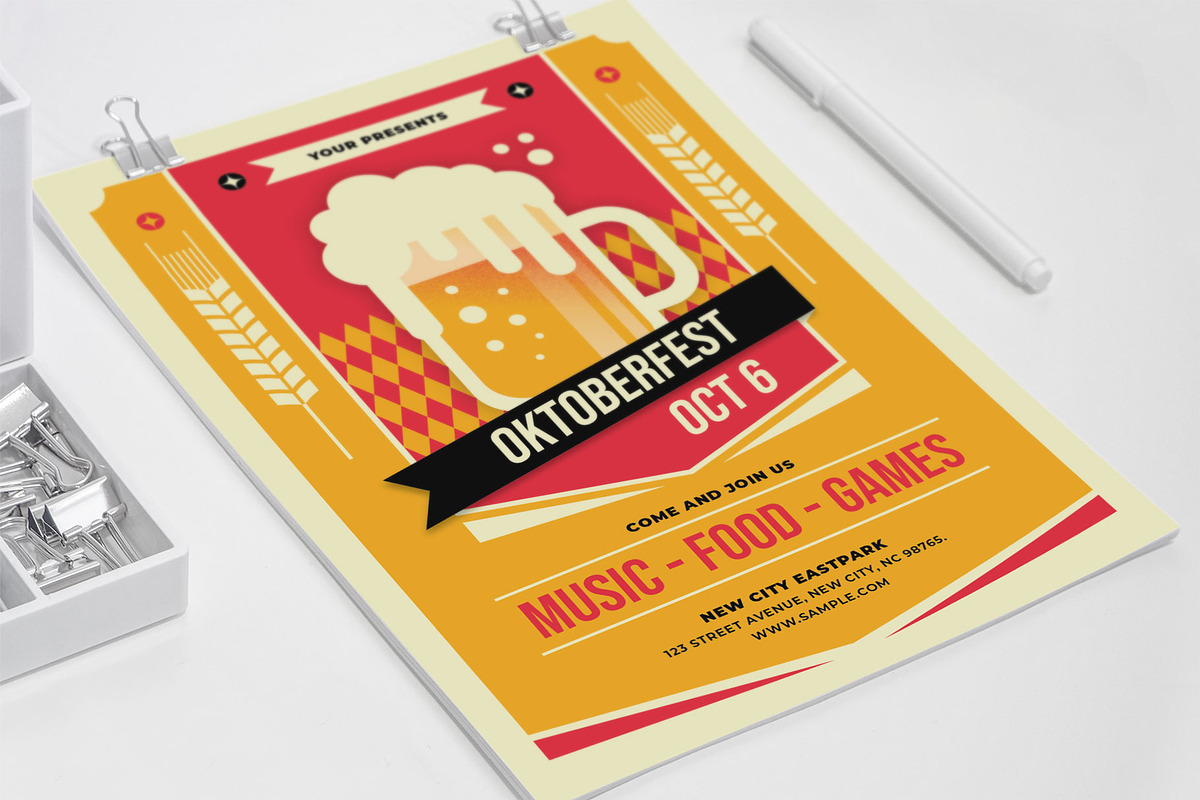 Classic Oktoberfest Beer, a Flyer Template by Me55enjah Design (Photo 4 of 4)