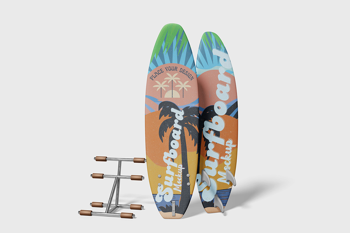 Surfboard Mockup, a Product Mockup by bimockup (Photo 4 of 6)