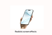 Hands Phone Mockups, an iPhone Mockup by Croma Studio (Thumbnail 5 of 7)