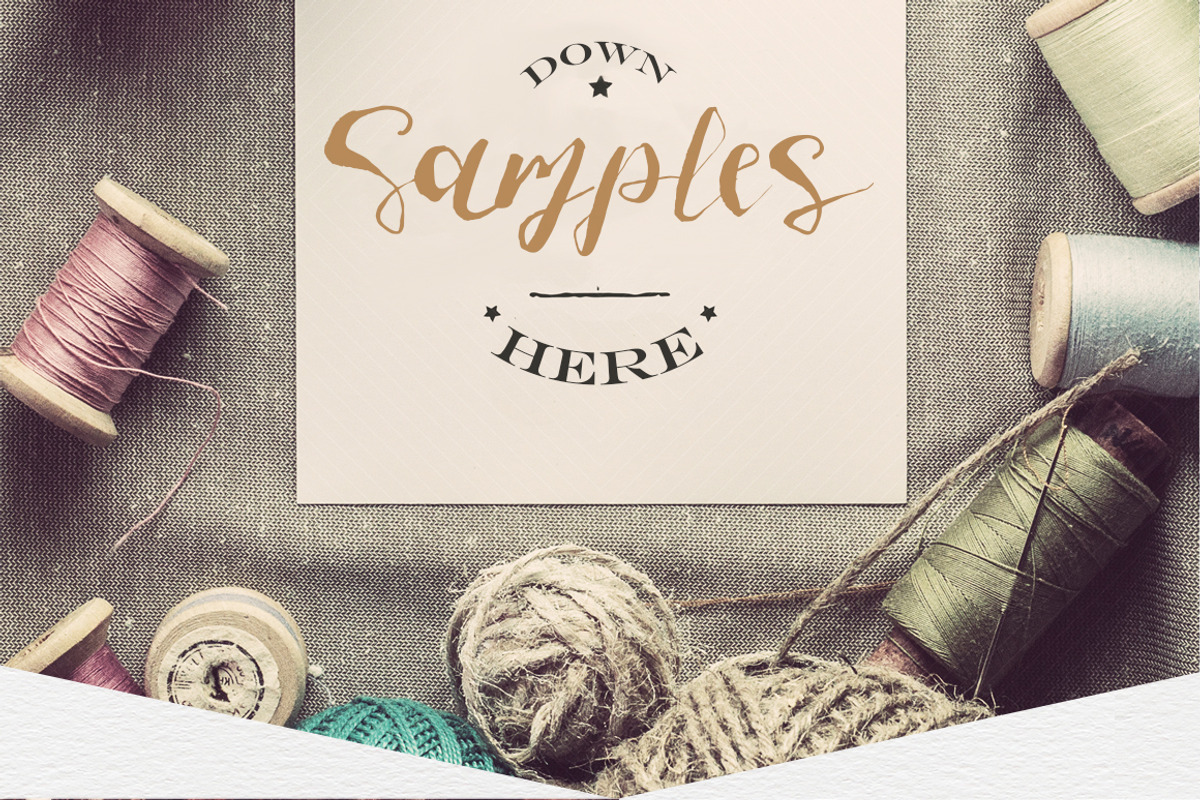 Fish and Sea Typeface+Extras preview 7