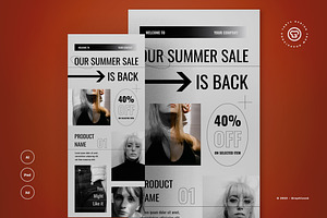 Summer Sale Email Newsletter