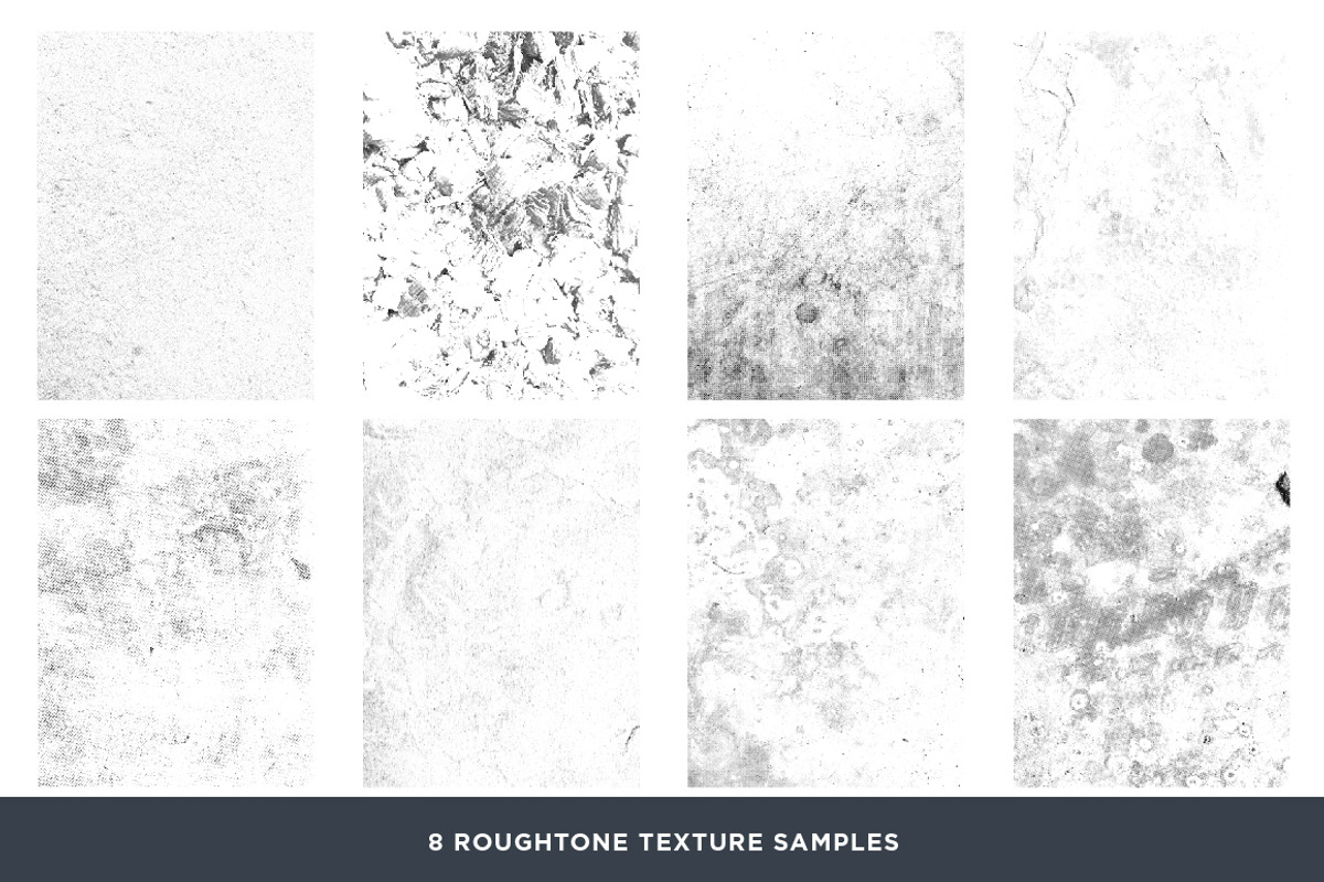 RoughTones - Halftone Textures, a Texture Graphic by BackYard Graphics Co. (Photo 6 of 8)