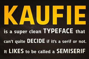 Kaufie + Webfont