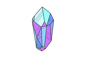 Illustration Of Crystal.