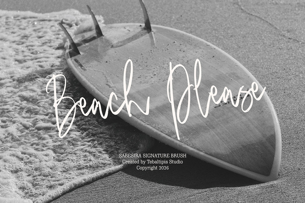 Sabesira - Signature Brush, a Handwritten Font by tebaltipislab (Photo 11 of 11)