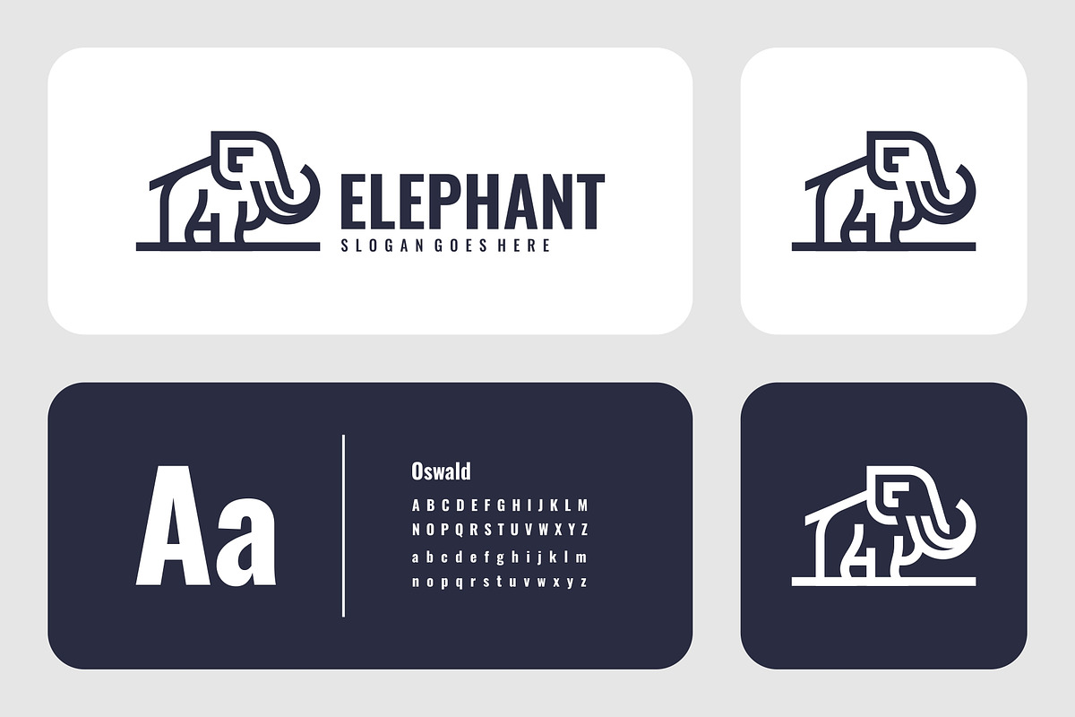 Modern Line Art Elephant Logo Design, a Branding & Logo Template by Artnivora.Std (Photo 2 of 5)