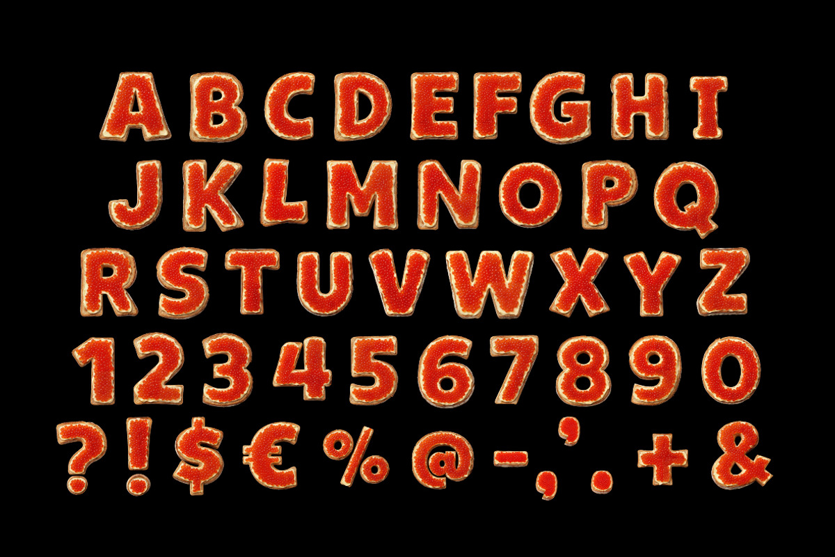 Premium Caviar Font, a Sans Serif Font by Handmadefont (Photo 2 of 14)