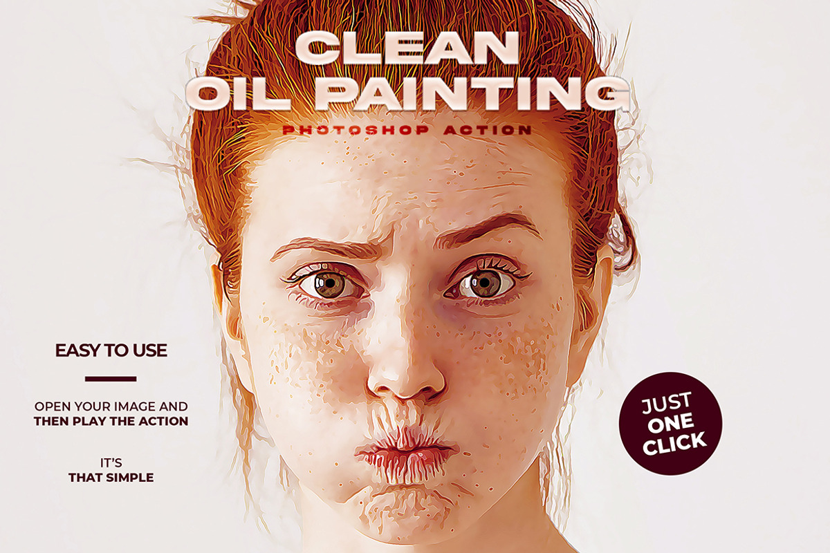 Clean Oil Painting Photoshop Action, an Action Add-On by ridvanpars (Photo 1 of 5)