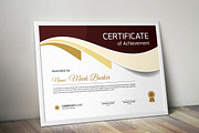 Certificate Word | PSD | AI, a Stationery Template by Curve Design (Thumbnail 2 of 4)