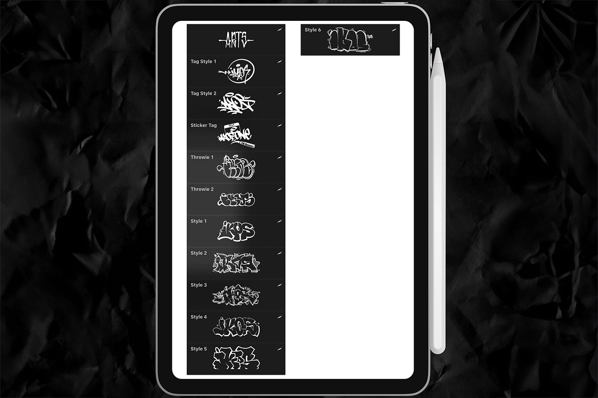 Graffiti Pack For Procreate by IKOS, a Brushes & More by Torus1 (Photo 7 of 11)