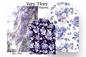 Very Flory. Seamless Pattern