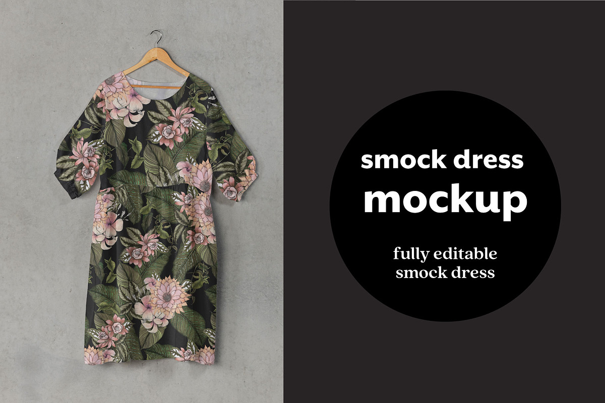 Smock Dress Mockup, a Product Mockup by Palette & Pattern