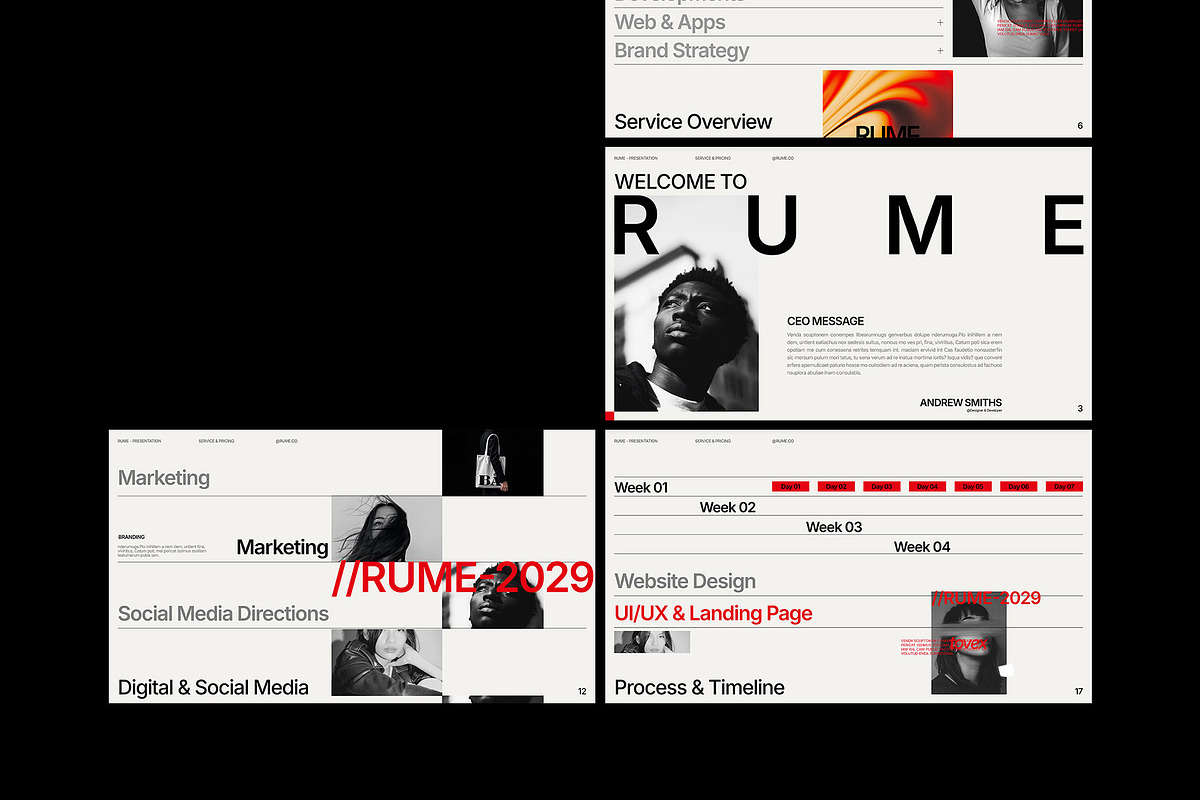 RUME – Brand Proposal, a Presentation Template by Templeste (Photo 5 of 7)